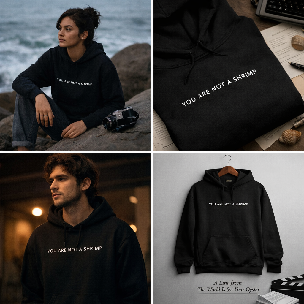 You Are Not a Shrimp — Hoodie Cinématographique | La Séance
