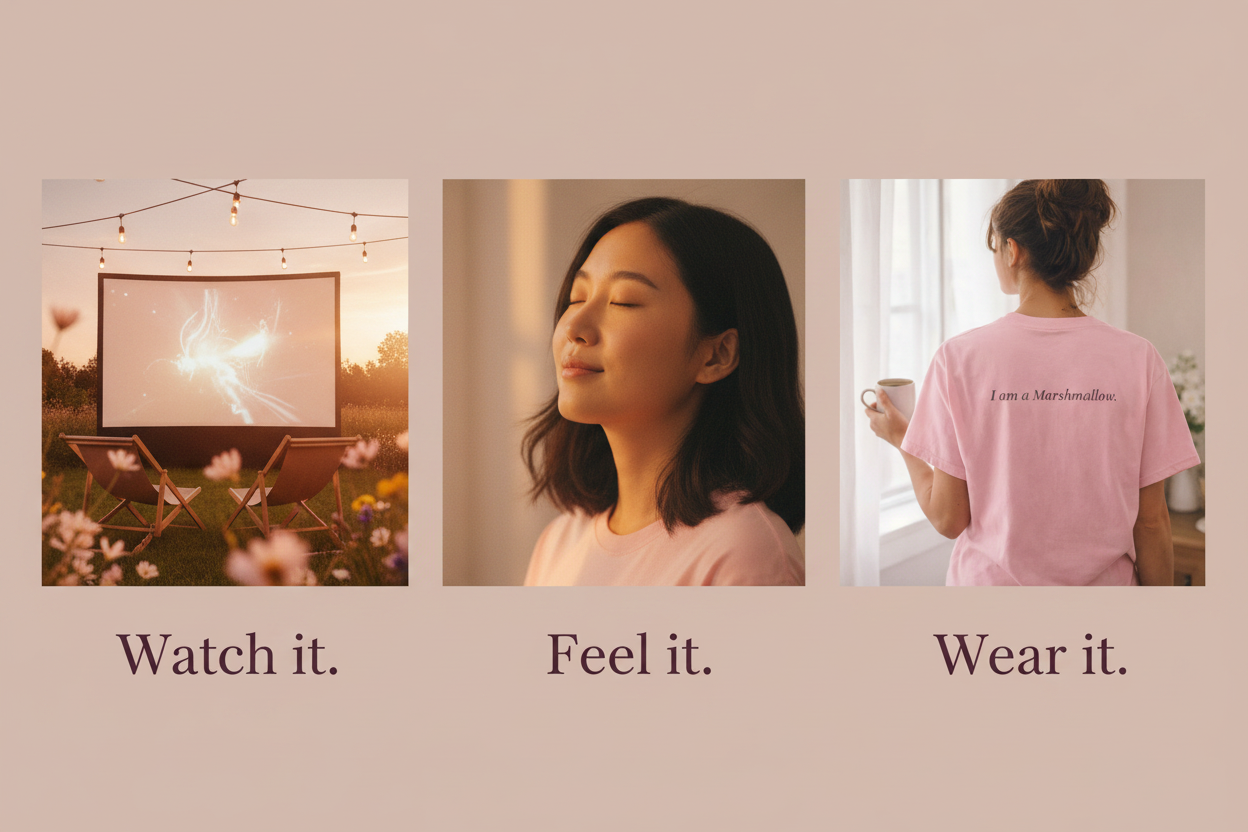 Watch it. Feel it. Wear it. — no mug